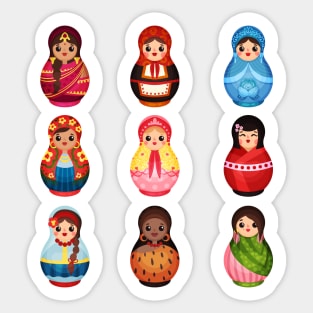 Russian Dolls Collection Sticker